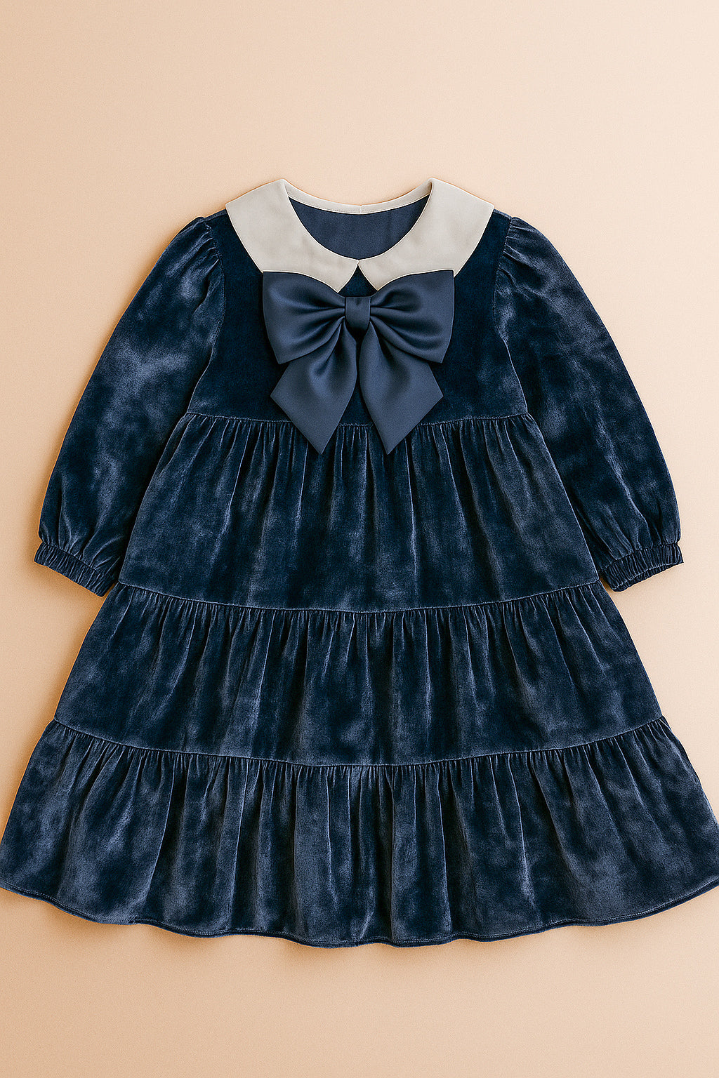 Notte Fiabesca – Abitino in Velluto con Maxi Fiocco