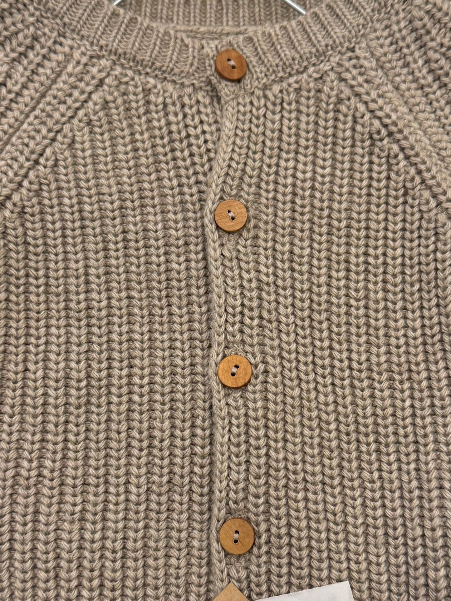 Cardigan in maglia grossa