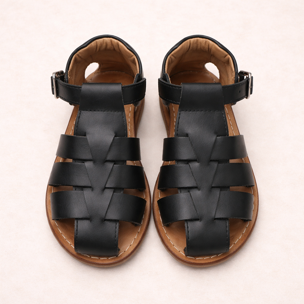 Sandalo bambino in pelle – modello gladiatore