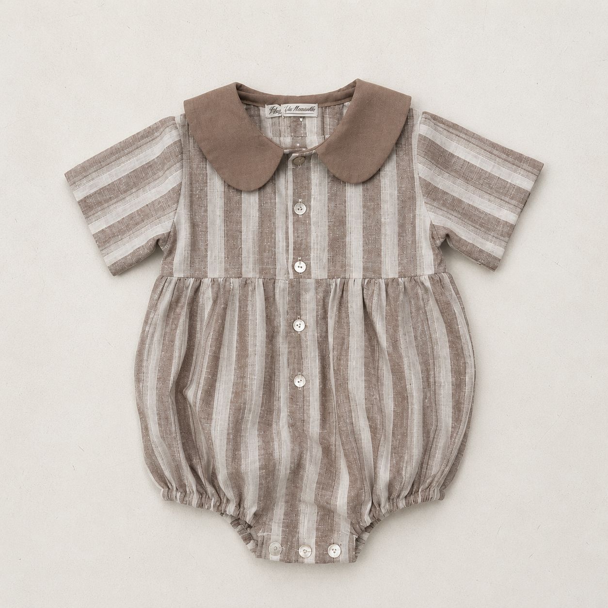 Pagliaccetto Baby “Lino Biscotto”