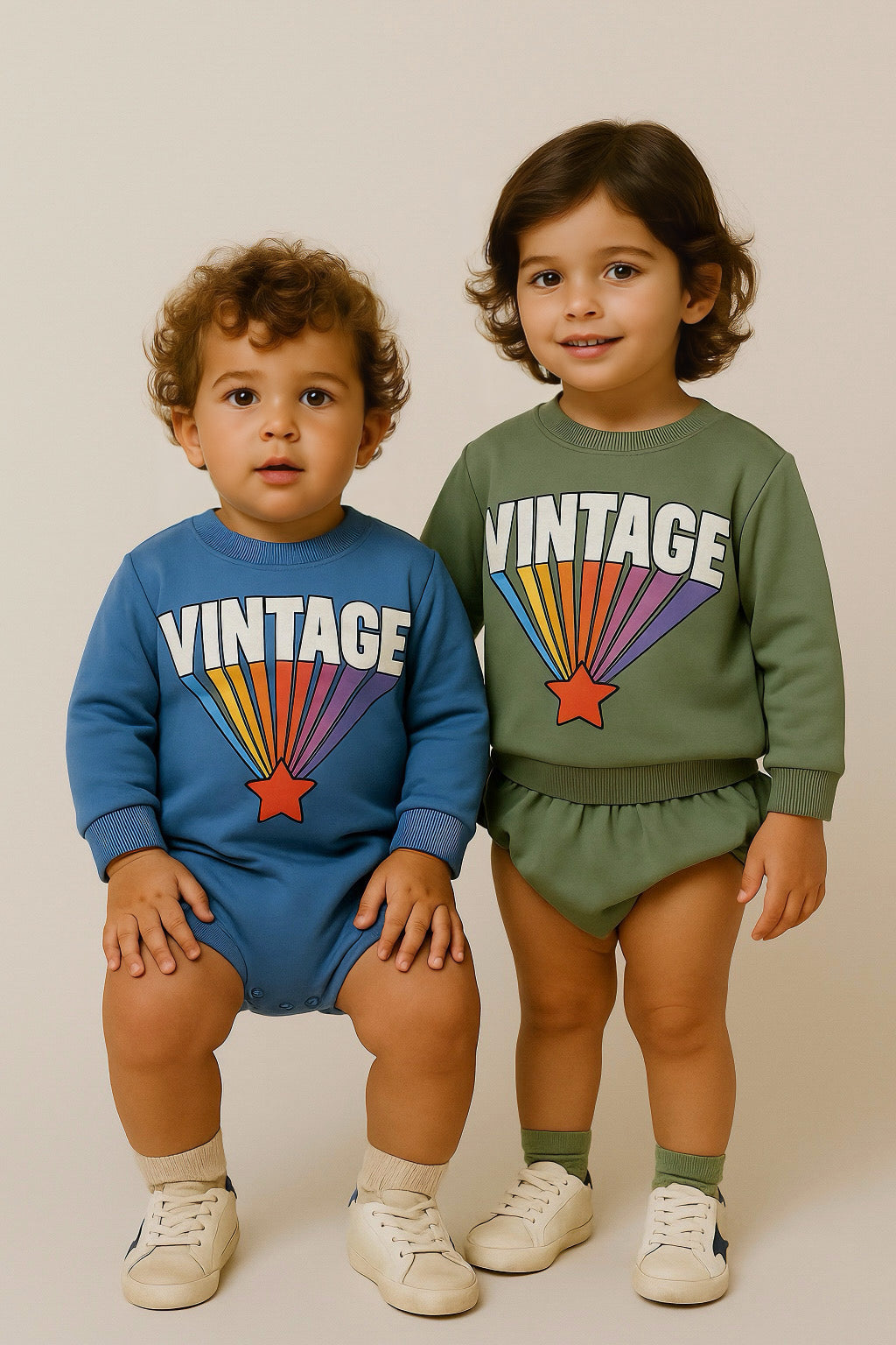 Completo Felpa & Bloomers “Vintage” – Collezione Mini Mixtape