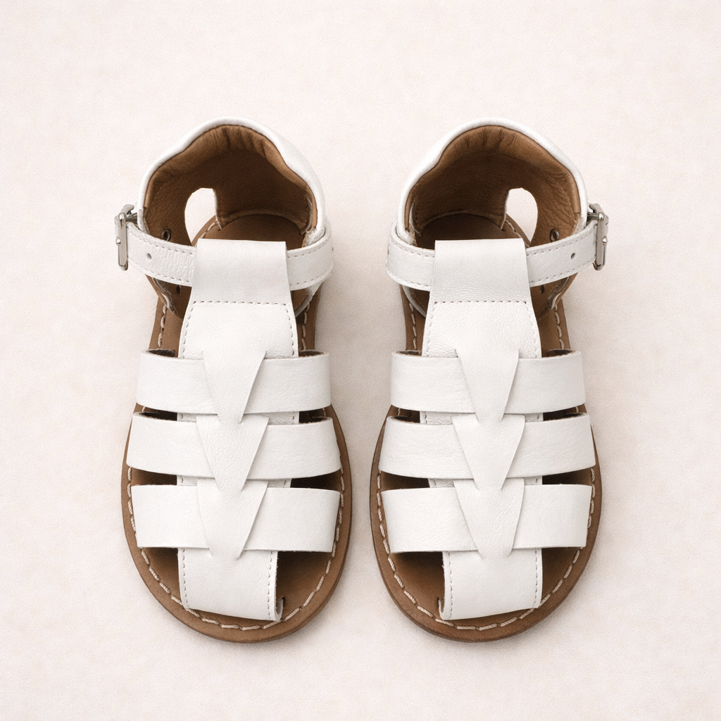 Sandalo bambino in pelle – modello gladiatore