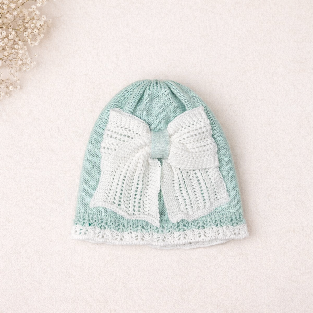 🤍 Set Nascita Bianco & Verde Acqua