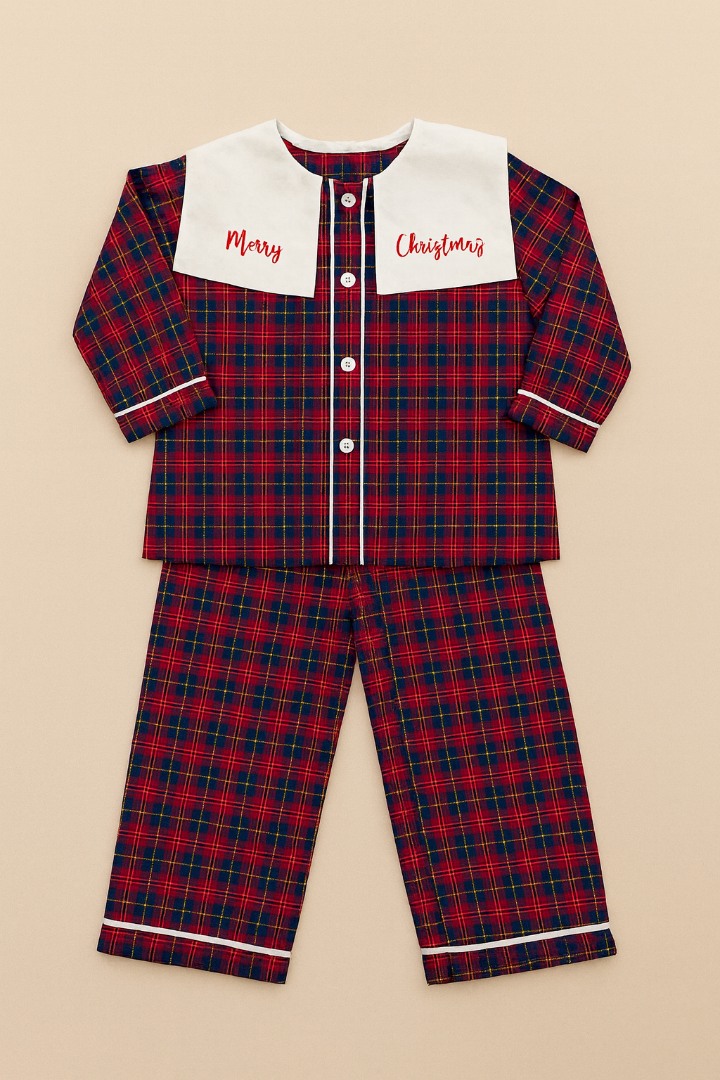 Pigiama Scozzese “Merry Christmas”