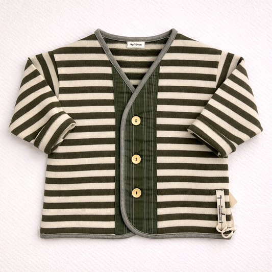 Cardigan bambino a righe