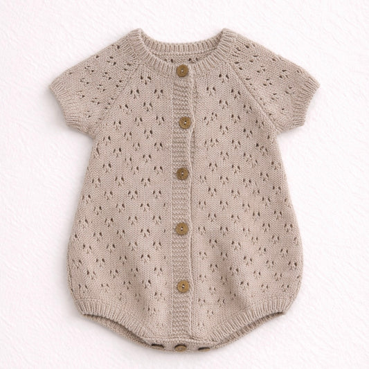 Pagliaccetto in maglia traforata