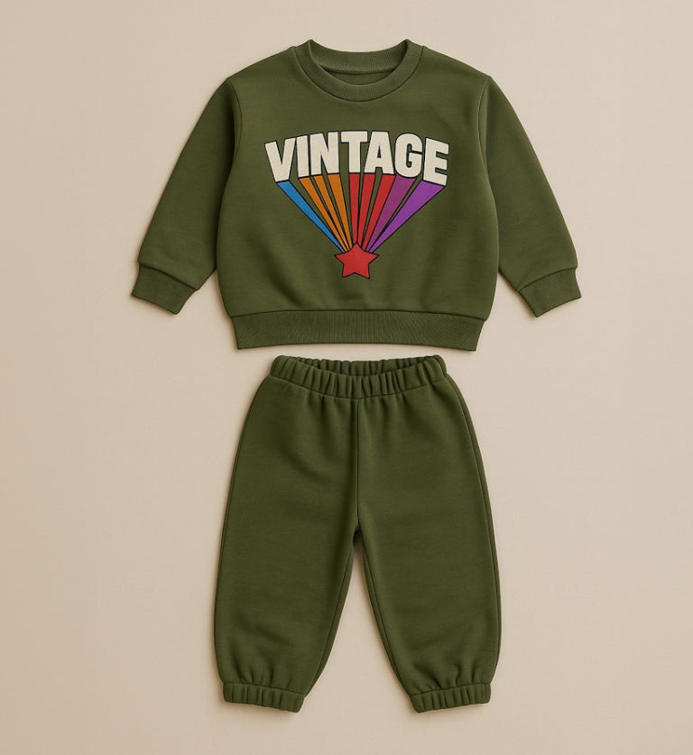 Completo Felpa & Pantalone “Vintage” – Collezione Mini Mixtape