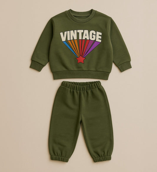 Completo Felpa & Pantalone “Vintage” – Collezione Mini Mixtape