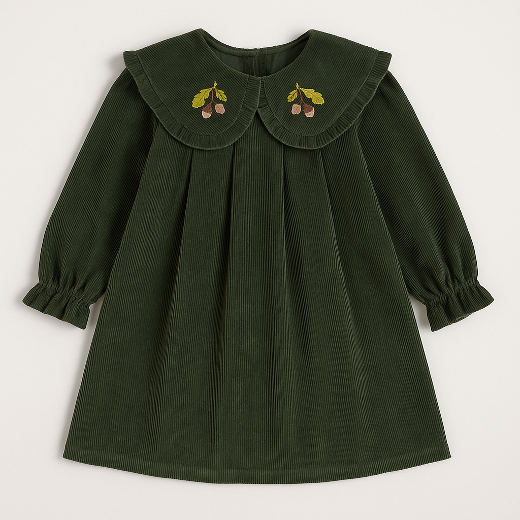 Vestito “Ghianda Verde Bosco”