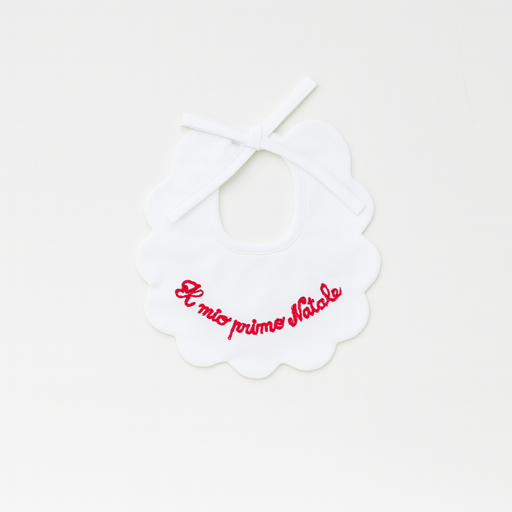 Bavaglino “Il Mio Primo Natale” Smerlato