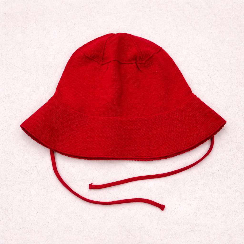 Cappellino neonato a falda