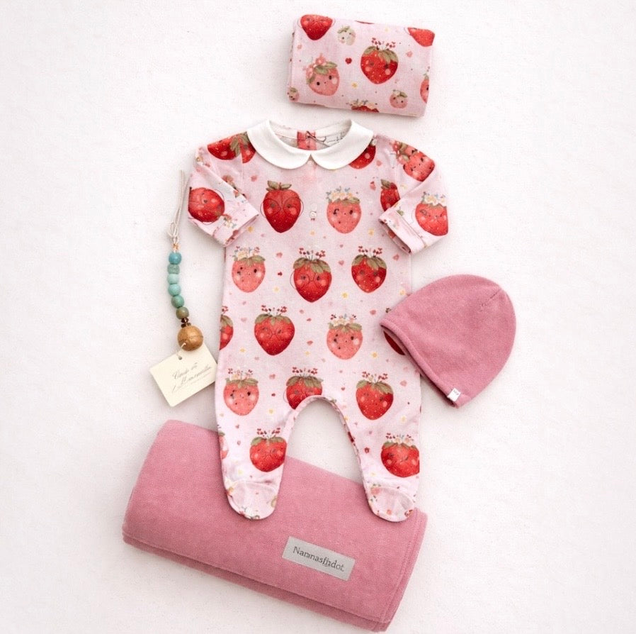 Set nascita fragoline felici