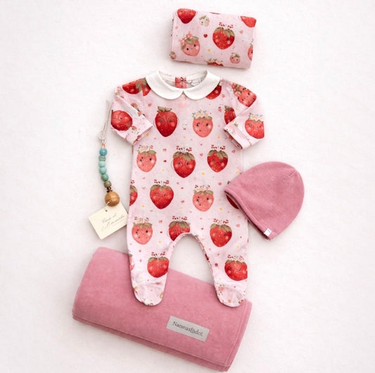 Set nascita fragoline felici