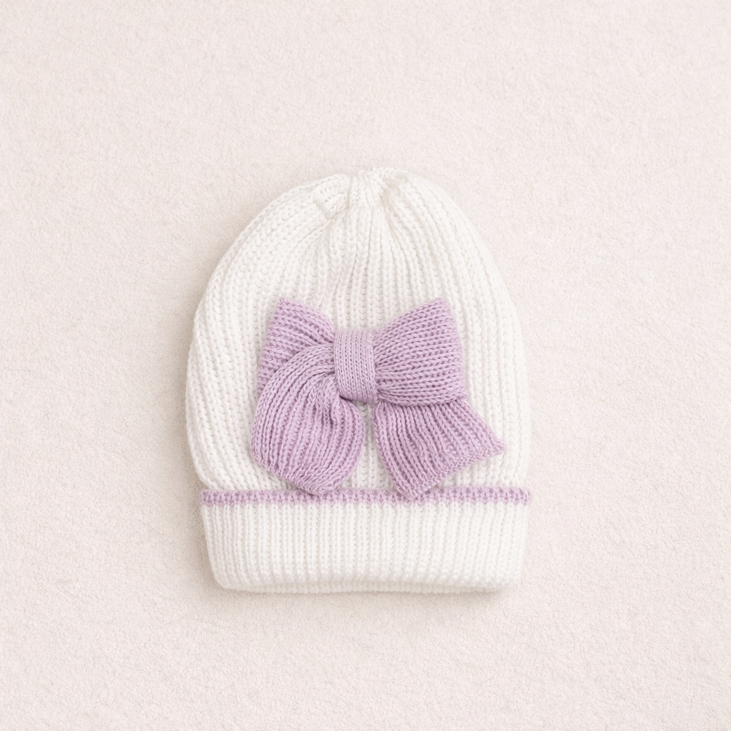 🤍 Set Nascita Bianco & Lilla