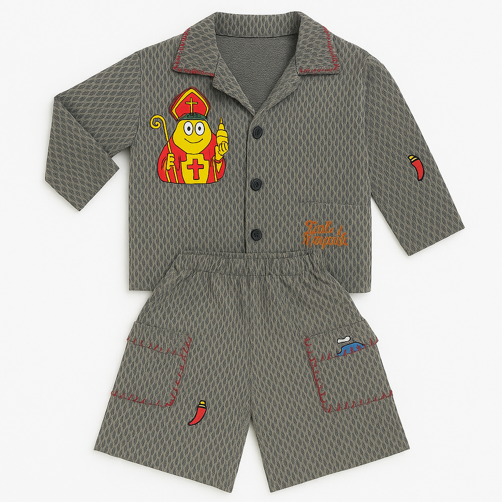 Completo “Cartùn Partenopeo” – Giacca e Shorts