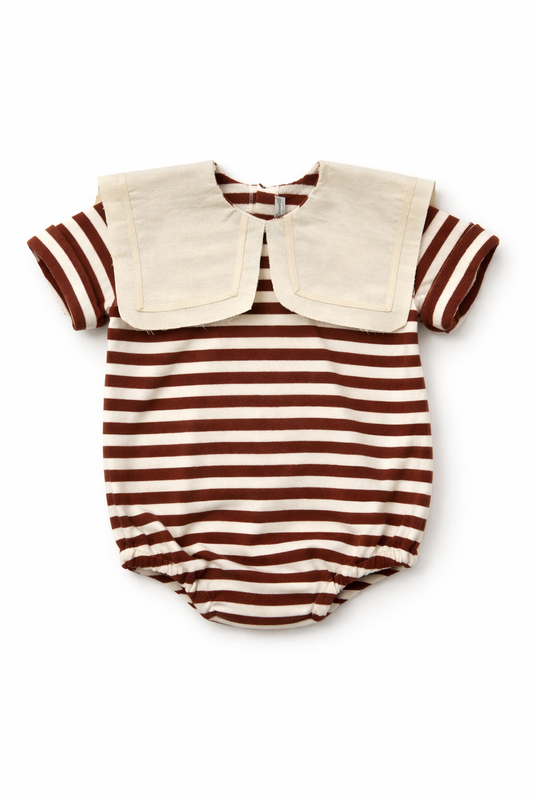 Pagliaccetto neonato a righe