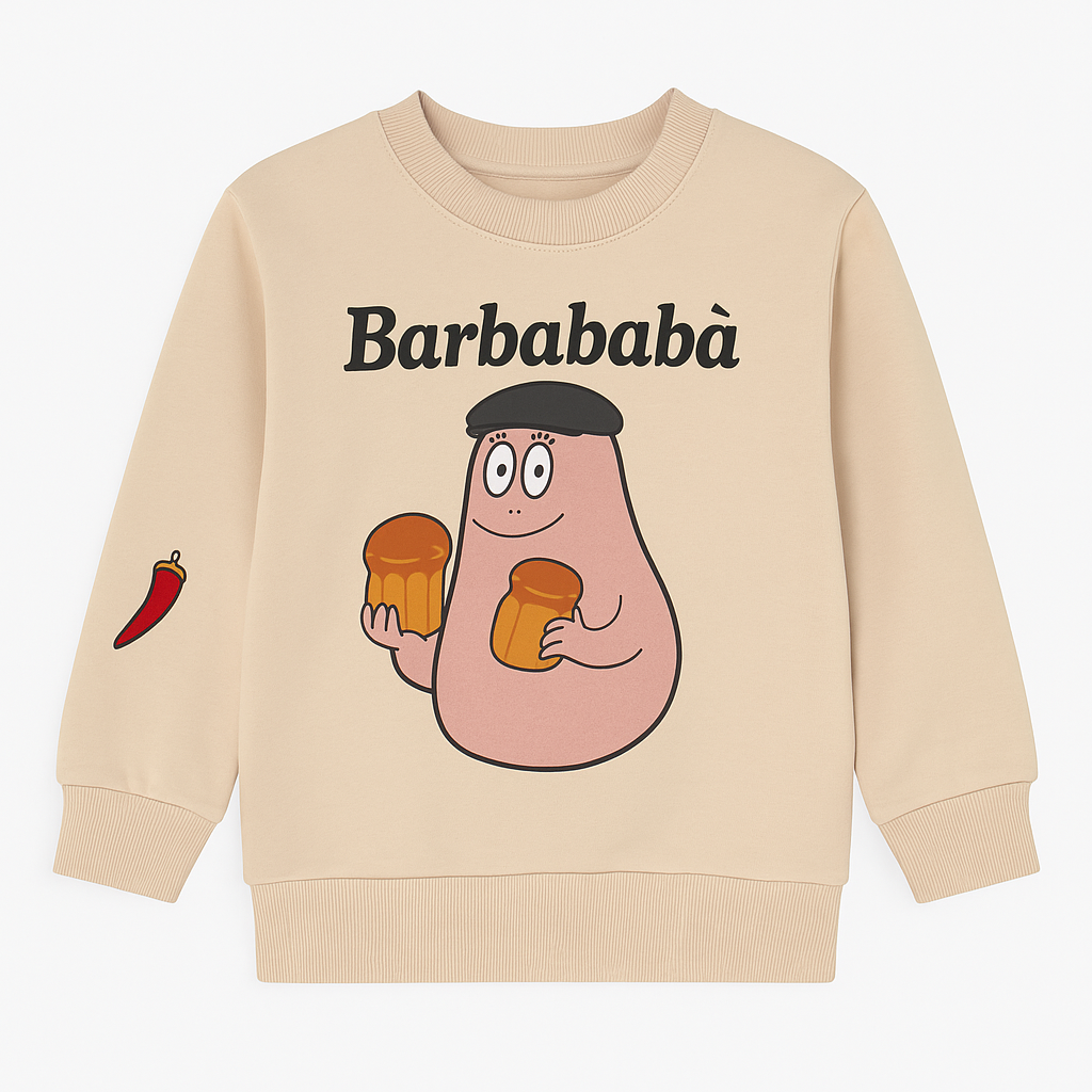 Felpa Barbababà – Cartùn Partenopeo