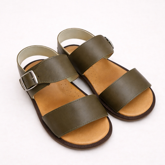 Sandalo bambino con doppia fascia e cinturino