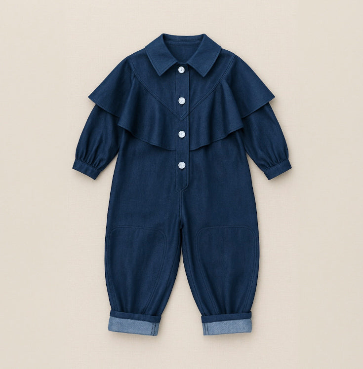 Tutone Denim con Mantellina