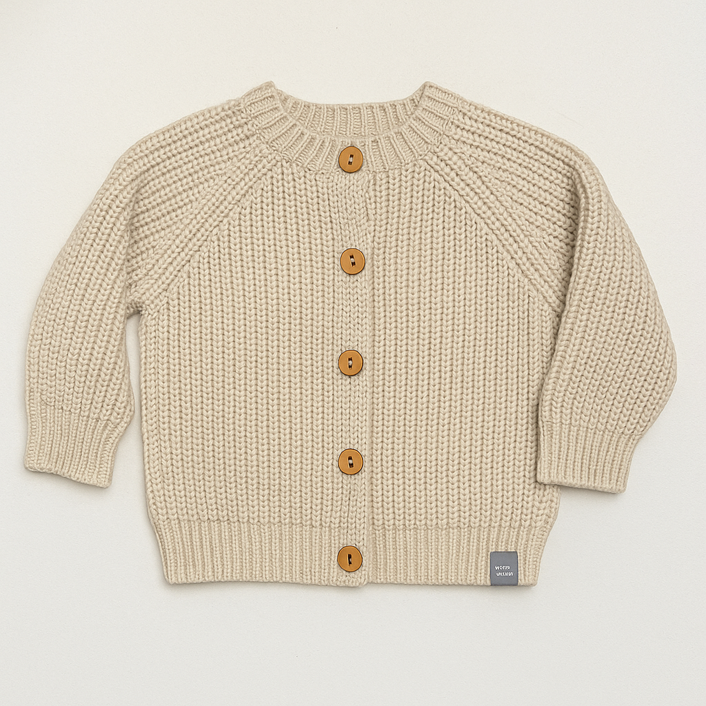 Cardigan in maglia grossa