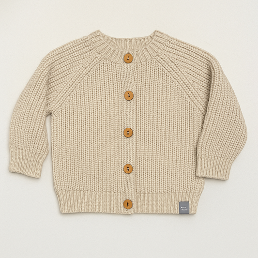 Cardigan in maglia grossa